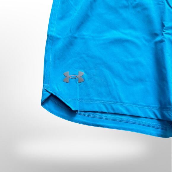 Under Armour UA Mens SpeedPocket 9” NWT Lined Running Shorts Size S 1376998-419 - Picture 2 of 10